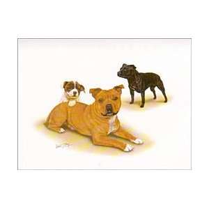  Staffordshire Terrier Notecard