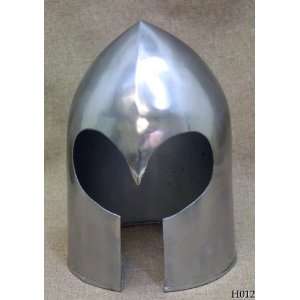   Battle helm, clean lines for LARP and costume helmet