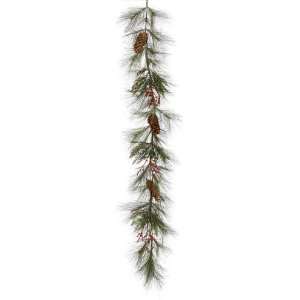   Pine & Berries Artificial Christmas Garland   Unlit