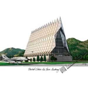  US Air Force Academy Lithograph Only