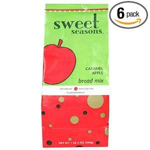 Sweet Seasons Caramel Apple Bread Mix , 18 Ounce Package (Pack of 6)