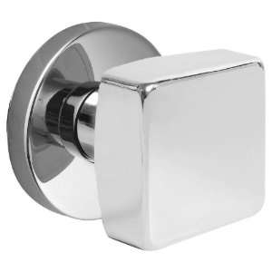 Emtek C520SQU Polished Chrome   Square Knob Brass Modern Privacy Door 