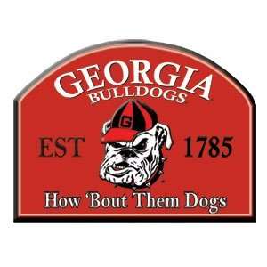    Georgia Bulldogs NCAA Arch Wood TEAMSIGNZ
