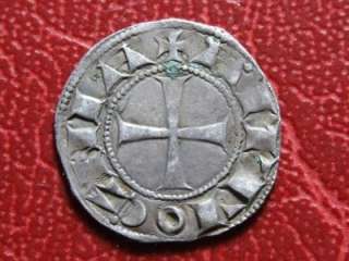 Crusaders Antioch Bohemond Denier Feudal Crusader Very Rare coin 