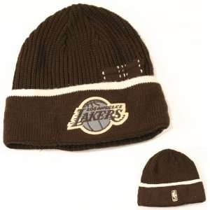    Los Angeles Lakers Fashion Brown Cuffed Knit Hat