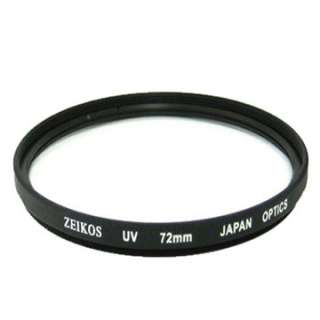 Zeikos 72mm Multi Coated UV Filter