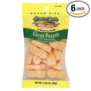 Snak Club Circus Peanuts, 3.5 Ounce Bags Grocery & Gourmet Food