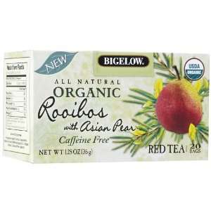 Bigelow Organic Rooibos w/ Asian Pear Tea Bags, 20 ct, 3 pk  