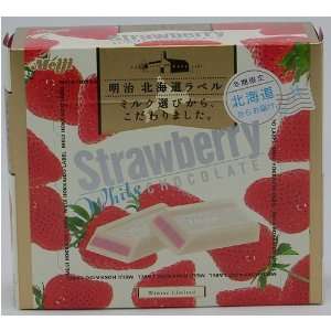 Meiji Strawberry White Chocolate  Grocery & Gourmet Food