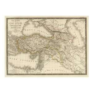  Asie Mineure, Armenie, Syrie, Mesopotamie, Caucase, c.1822 