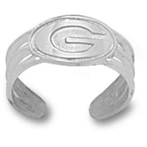  Green Bay Packers NFL G Toe Ring (Silver) Sports 