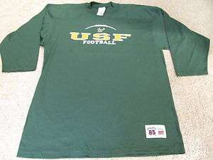New USF Bulls FOOTBALL 3/4 Sleeve T Shirt mens XL $29.99  