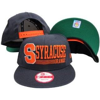 Syracuse Orangemen Navy Snapback Adjustable Plastic Snap Back Hat 
