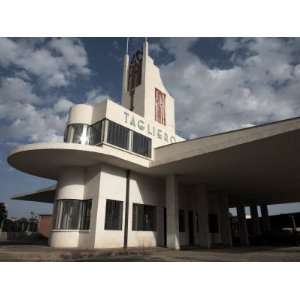  Futuristic Fiat Tagliero Building, Asmara, Eritrea, Africa 