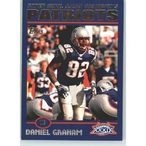  2005 Patriots Topps Super Bowl XXXIX Champions # 30 Daniel 