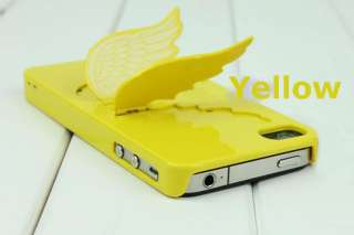 3D Design Angel Wings Hard Case Cover for iPhone 4 4G  