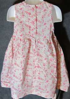   BOUTIUE POLLY FLINDERS FLORAL SMOCKED DRESS Size 4 Sleeveless  