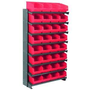 Akro Mils APRS080 RED Single Sided Pick Rack with 32 30080 