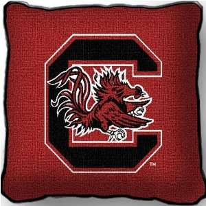  University of South Carolina Jacquard Woven Pillow   17 x 