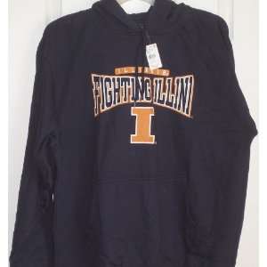    University of Illinois Hooded Sweatshirt size XL