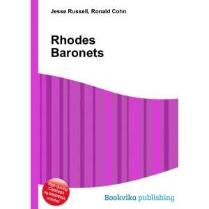  Rhodes Baronets Ronald Cohn Jesse Russell Books