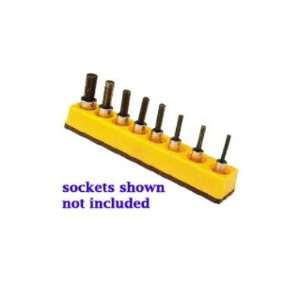 Mechanics Time Saver 3/8 in. Drive Universal Magnetic Yellow Socket 