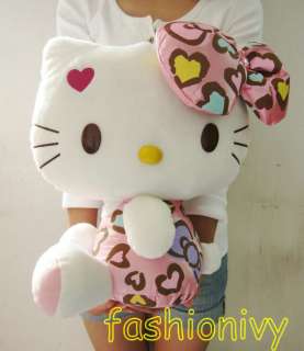 Hello kitty Pink bowknot red heart stuffed plush 40 cm  