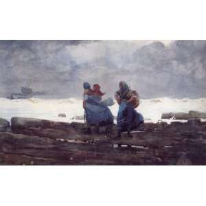   Painting Fisherwives Winslow Homer Hand Painted Art