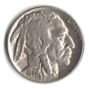  1935 U.S. Buffalo Nickel Coin 