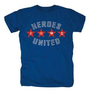  Bravado   Justice League T Shirt Heroes United (L) Toys & Games