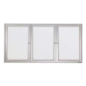  United Visual Products Outdoor Enclosed Dry Erase Board w 