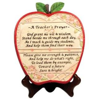  Teacher Apple Plaque A Teachers Prayer Explore similar 