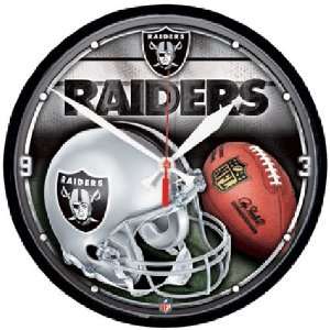  Oakland Raiders NFL Round Wall Clock