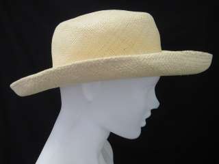 TWEEDS Woven Straw Wide Upward Brim Sun Hat  