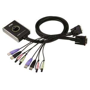Aten Corp, 2 Port DVI D cable KVM (Catalog Category Peripheral 