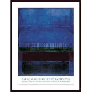   and Brown   Artist Mark Rothko  Poster Size 41 X 30