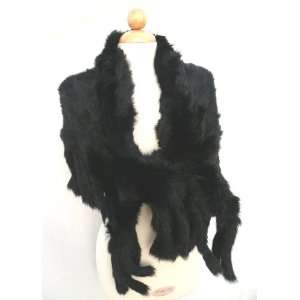  Top Quality Knitted Rabbit Shawl is Made With The Finest Rex Rabbit 