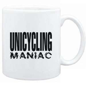  Mug White  MANIAC Unicycling  Sports