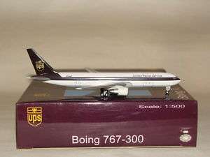 Netmodels 500 UPS United Parcel Services B767 300 Herpa 500 scale free 