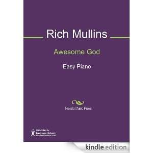 Awesome God Sheet Music (Easy Piano) Rich Mullins  Kindle 