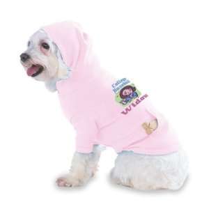 College Baseball Widow Hooded (Hoody) T Shirt with pocket for your Dog 