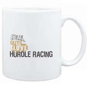   Mug White  Real guys love Hurdle Racing  Sports