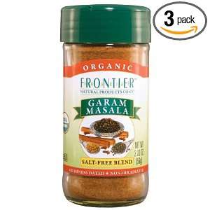 Frontier Garam Masala Certified Organic, Salt Free Blend, 2 Ounce 
