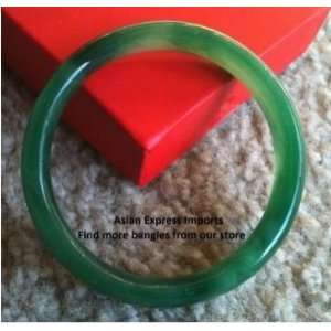 Good Luck and Protection Imitation Green Jade Bracelet Bangle   Small 