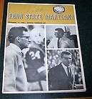 1966 Penn State vs Maryland Football Program JOE PATERNO FIRST AS HEAD 