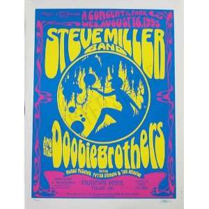  Steve Miller Band Doobie Brothers Concert Poster 1995 