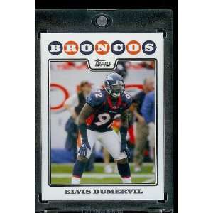  2008 Topps # 213 Elvis Dumervil   Denver Broncos   NFL Trading 