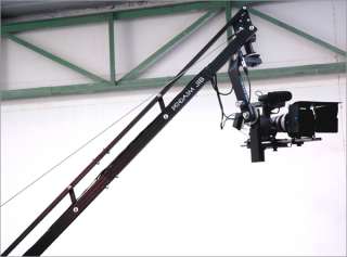   14ft JIB Vedio Camera Crane & Pan tilt head Dolly fr all dv hdv Camera