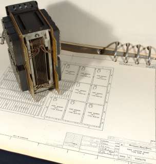 UNIVAC 1050 4k CORE MEMORY STACK 7 planes  