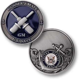 UNITED STATES NAVY RANK GUNNERS MATE COIN/MEDALLION  